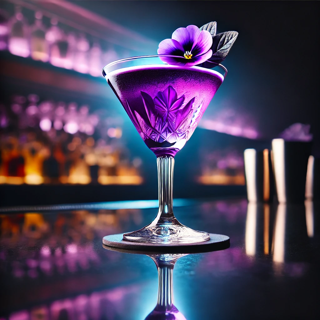 8月12日の誕生酒「バイオレットギムレット	」