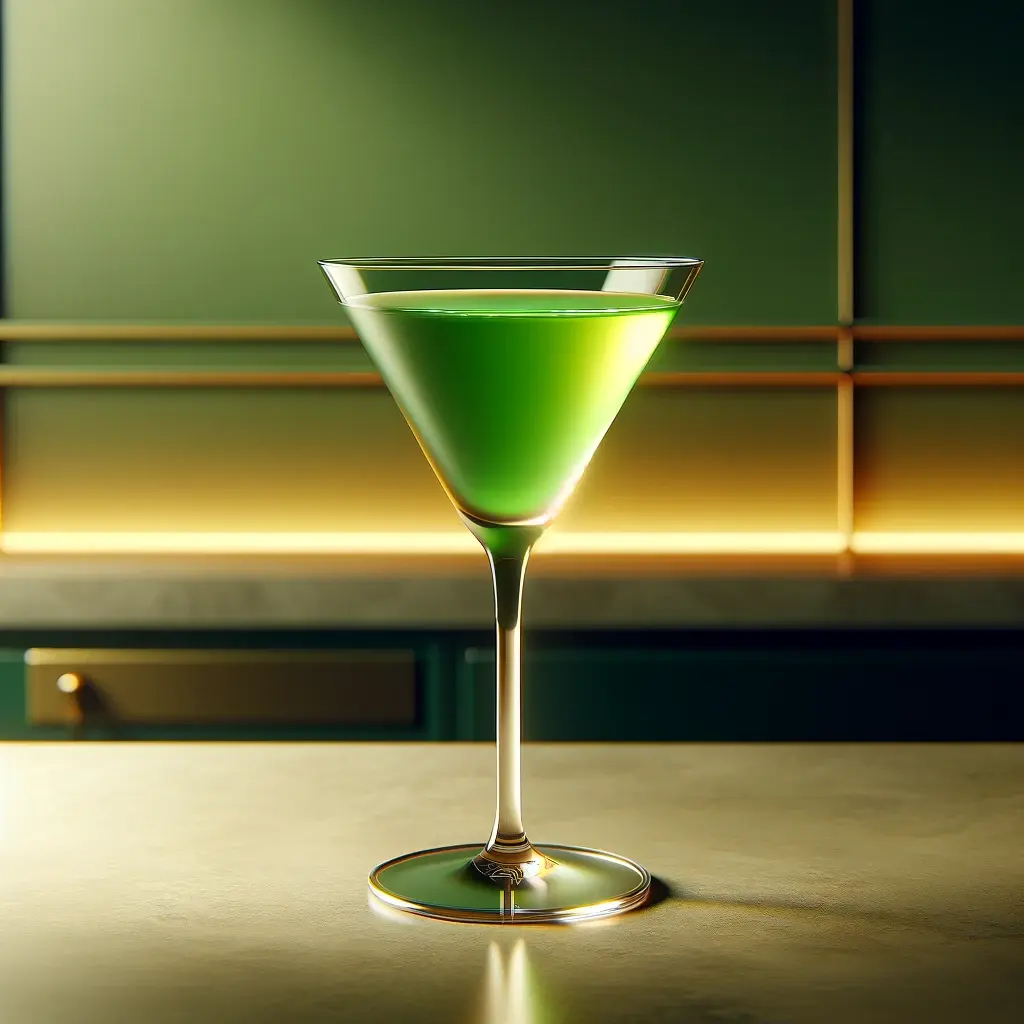 11月25日の誕生酒「エメラルドマティーニ 」