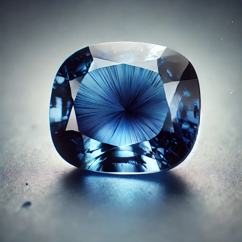 6月19日の誕生石「ベール状液体インクルージョン内包サファイア」