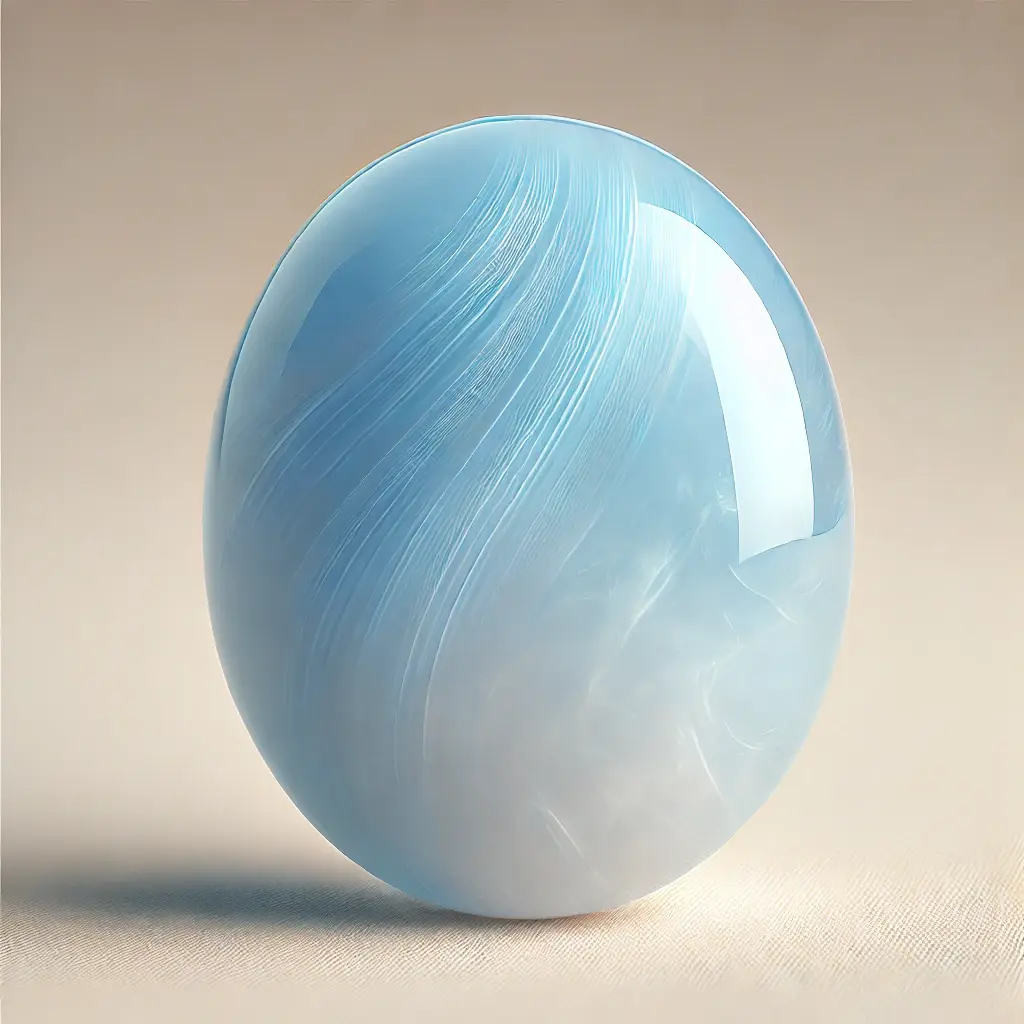 10月8日の誕生石「ブルー・カルセドニー」