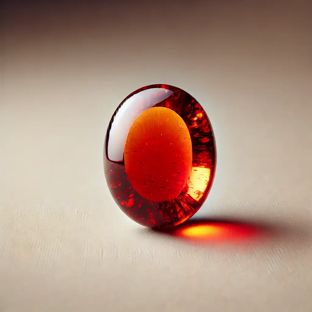 11月25日の誕生石「レッド・アンバー」