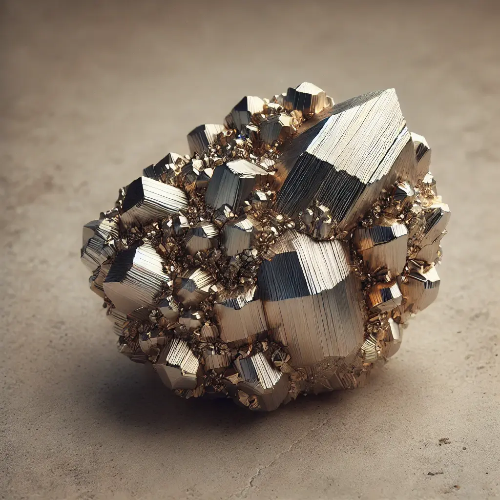 ヒーラーズゴールド 6kg パイライト 原石 鑑賞石 自然石 誕生石 鉱石