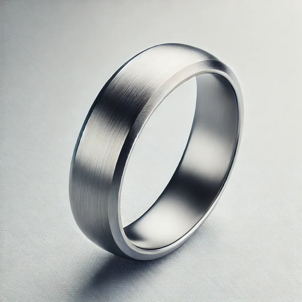 12月18日の誕生石「サテン仕上げリング」